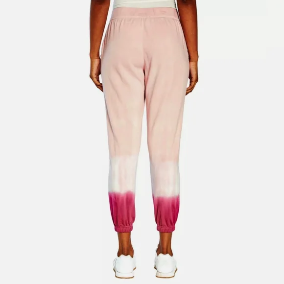 NWT Wildfox Set Womens Pink Gradient Tie Dye Olivia Hoodie & Joggers Set - Picture 11 of 15